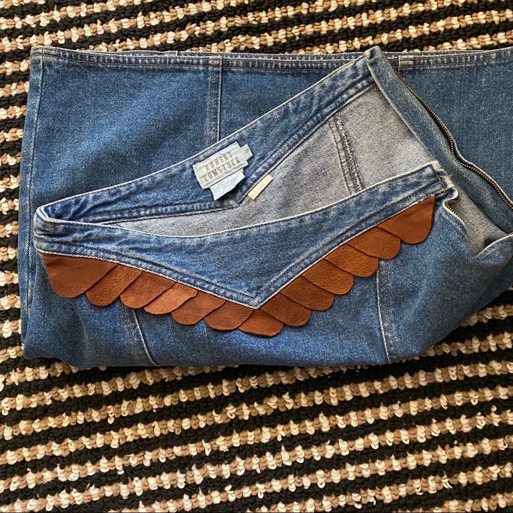 Robert Comstock denim skirt - Picture 3 of 4